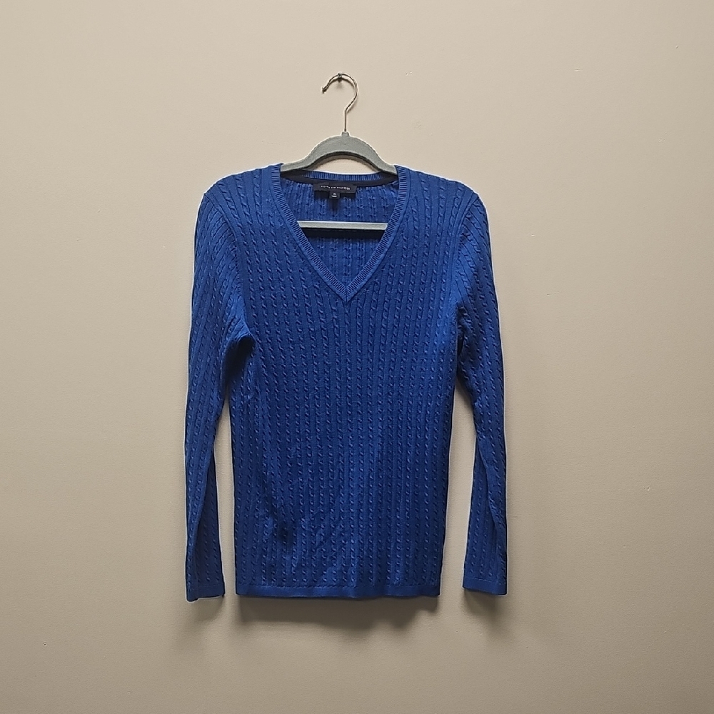 Tommy Hilfiger Royal Blue Knit Sweater